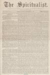 Spiritualist Sunday 15 September 1872 Page 1