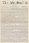 Spiritualist Friday 01 November 1872 Page 1