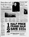 Impulse call that led Lisa to Hungary CAERNARFON HERALD Wednesday Dec 30 1992-9 Carter to woman in Gwynedd after studying