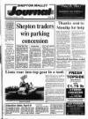 Shepton Mallet Journal Thursday 12 March 1992 Page 1