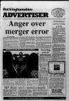 Buckinghamshire Advertiser Wednesday 08 November 1989 Page 1