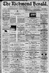 Richmond Herald Saturday 12 December 1885 Page 1