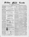 Malton Gazette Saturday 30 October 1858 Page 1