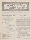 African Times and Orient Review Monday 01 January 1917 Page 5