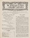 African Times and Orient Review Thursday 01 February 1917 Page 5