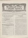 African Times and Orient Review Sunday 01 July 1917 Page 5