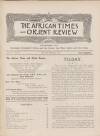 African Times and Orient Review Thursday 01 November 1917 Page 5