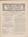 African Times and Orient Review Saturday 01 December 1917 Page 5