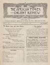 African Times and Orient Review Tuesday 01 January 1918 Page 5