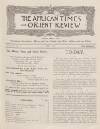 African Times and Orient Review Monday 01 July 1918 Page 3