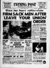 Bristol Evening Post Friday 09 March 1962 Page 1
