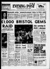 Bristol Evening Post Monday 10 October 1966 Page 1