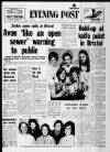 Bristol Evening Post Saturday 03 October 1970 Page 1
