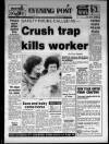 Bristol Evening Post Wednesday 11 January 1984 Page 1