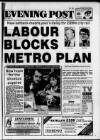 Bristol Evening Post Wednesday 13 December 1989 Page 1
