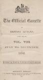 Official Gazette of British Guiana Sunday 02 July 1893 Page 1