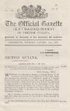 Official Gazette of British Guiana Thursday 30 January 1902 Page 1