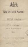 Official Gazette of British Guiana Sunday 01 July 1906 Page 1