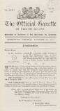 Official Gazette of British Guiana Saturday 04 November 1911 Page 1