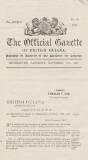 Official Gazette of British Guiana Saturday 11 November 1911 Page 1