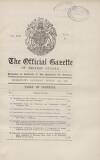 Official Gazette of British Guiana Saturday 11 August 1917 Page 1