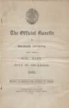 Official Gazette of British Guiana Monday 01 July 1918 Page 1