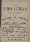 British Yachtsman Thursday 01 February 1894 Page 1