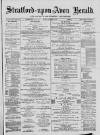 Stratford-upon-Avon Herald Friday 03 November 1882 Page 1