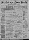 Stratford-upon-Avon Herald Friday 02 January 1891 Page 1