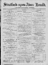 Stratford-upon-Avon Herald Friday 02 November 1894 Page 1