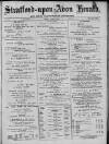 Stratford-upon-Avon Herald Friday 03 August 1900 Page 1