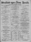 Stratford-upon-Avon Herald Friday 28 September 1900 Page 1