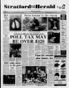Stratford-upon-Avon Herald Friday 01 December 1989 Page 1