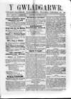 Y Gwladgarwr Saturday 12 March 1859 Page 1