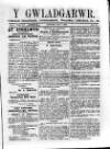 Y Gwladgarwr Saturday 07 May 1859 Page 1