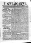 Y Gwladgarwr Saturday 23 July 1859 Page 1