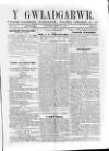 Y Gwladgarwr Saturday 17 September 1859 Page 1