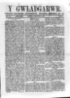 Y Gwladgarwr Saturday 31 December 1859 Page 1