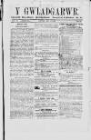 Y Gwladgarwr Saturday 19 May 1866 Page 1