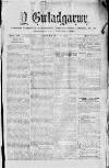 Y Gwladgarwr Saturday 26 May 1866 Page 1