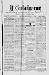 Y Gwladgarwr Saturday 14 July 1866 Page 1
