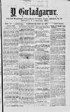 Y Gwladgarwr Saturday 27 October 1866 Page 1