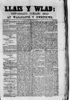 Llais Y Wlad Friday 27 February 1874 Page 1