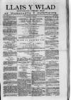 Llais Y Wlad Friday 17 April 1874 Page 1