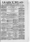 Llais Y Wlad Friday 20 November 1874 Page 1