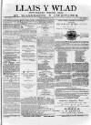 Llais Y Wlad Friday 31 May 1878 Page 1