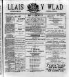 Llais Y Wlad Thursday 26 June 1884 Page 1