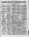 North Devon Advertiser Friday 04 July 1856 Page 1