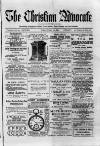 Irish Christian Advocate Friday 18 October 1889 Page 1