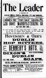 Dublin Leader Saturday 08 August 1903 Page 1